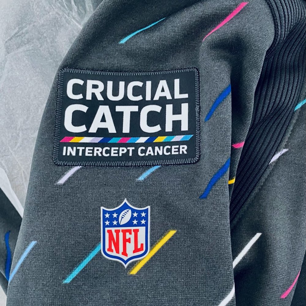 Nwt 2021 Men's 100% Nike Las Vegas Raiders Crucial Catch BCA Hoodie Sweatshirt - Picture 3 of 5